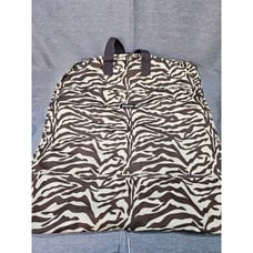 Wally Bags 52 Garment Bag With Accessory Pockets Style Zebra Print Brown/Cream