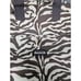 Wally Bags 52 Garment Bag With Accessory Pockets Style Zebra Print Brown/Cream