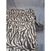 Wally Bags 52 Garment Bag With Accessory Pockets Style Zebra Print Brown/Cream