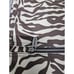 Wally Bags 52 Garment Bag With Accessory Pockets Style Zebra Print Brown/Cream