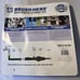 Brush Hero Universal Detail Brush Water Powered Cleaning Tool with 3 Brushes NEW