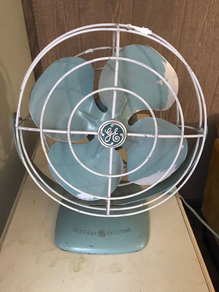 General Electric antique fan