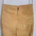 Vintage Suede Skirt Western Style Cowgirl Whipstitch Lace Up Front A-line Midi 8