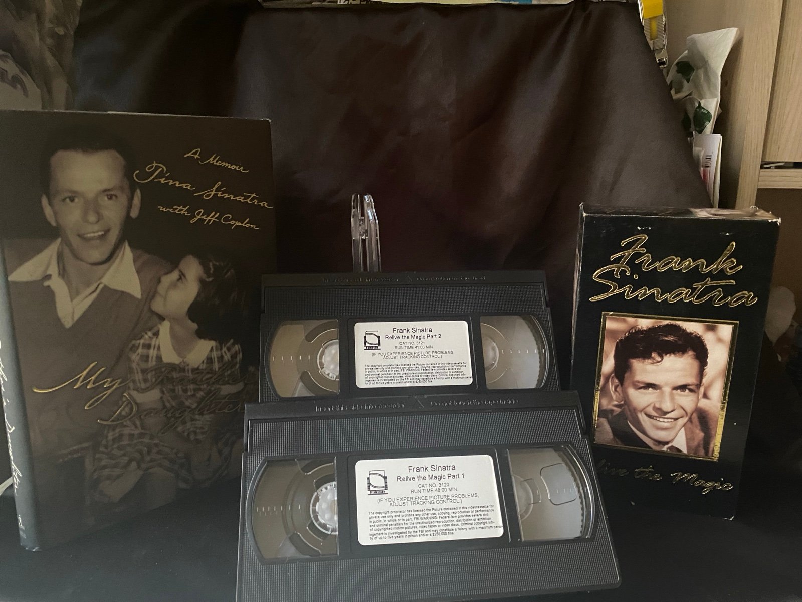 My Father's Daughter: A Memoir Tina Sinatra with Jeff Coplon & Double VHS 1990