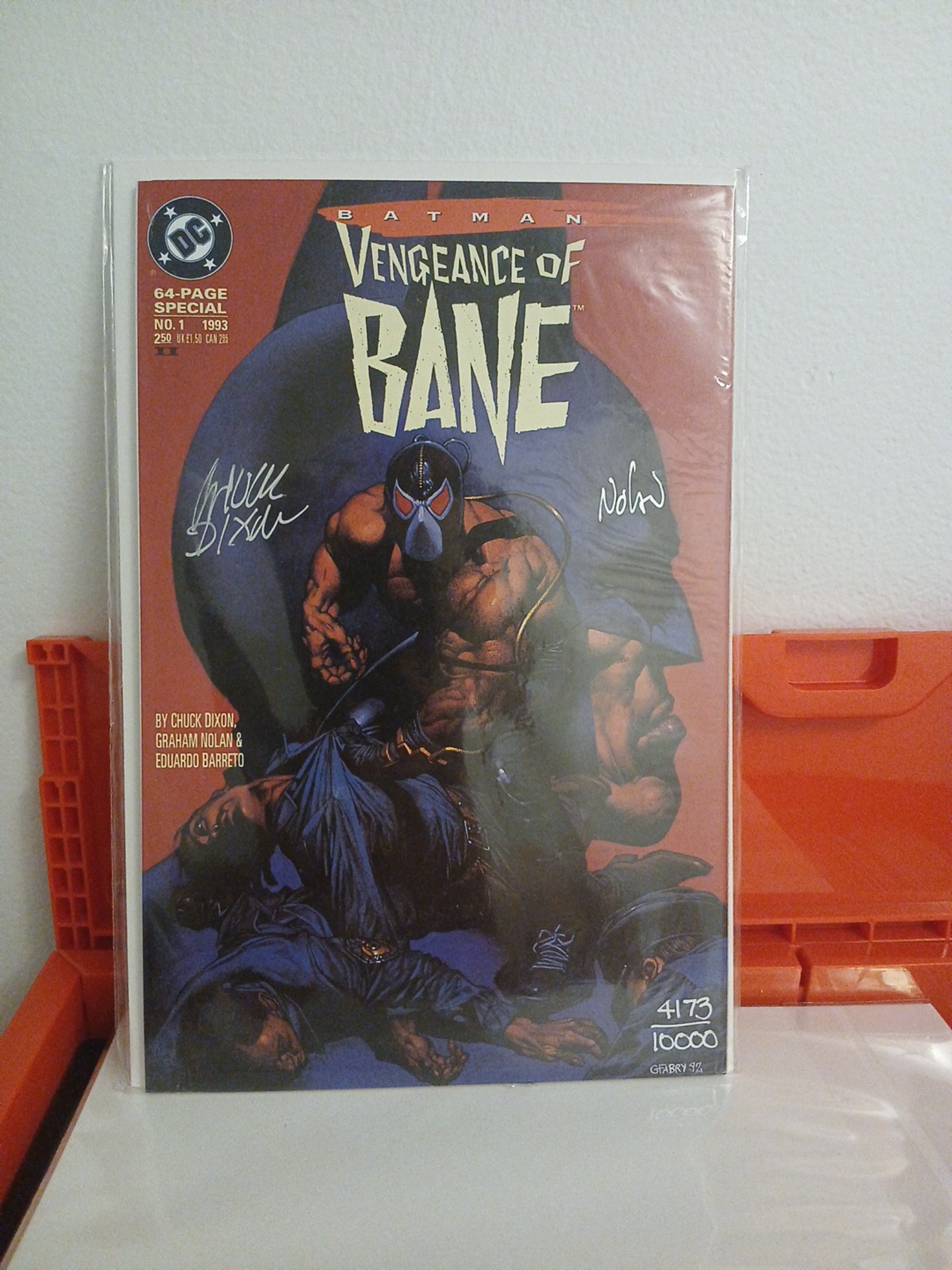 Batman: Vengeance of Bane #1 2nd Print 2X SIGNED
