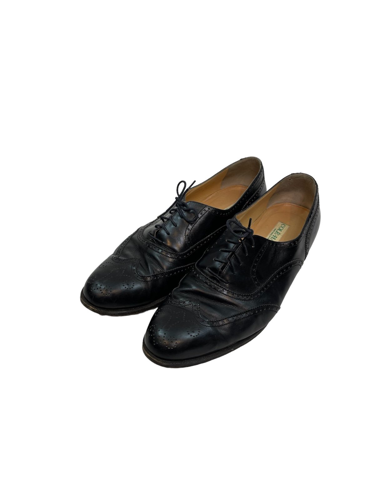 Cole Haan Black Leather Lace Up Oxford Dress Shoes