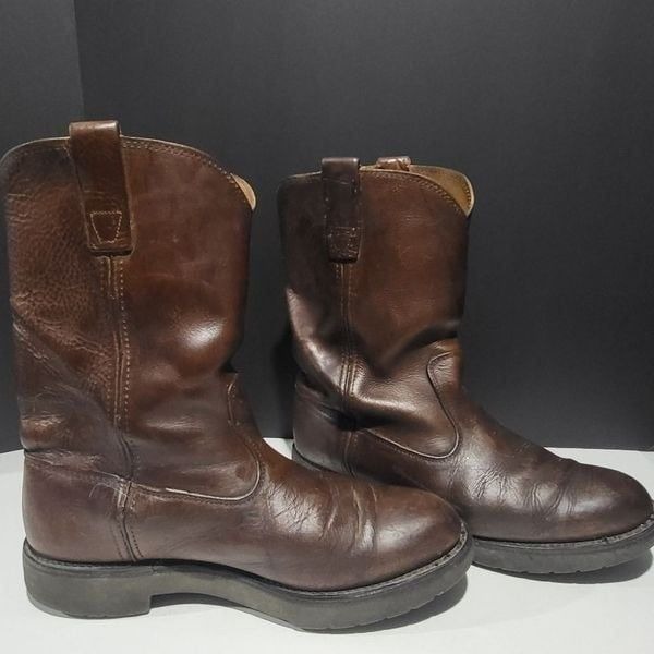 Santa Fe Men's Leather Oil Resistant Work Boots