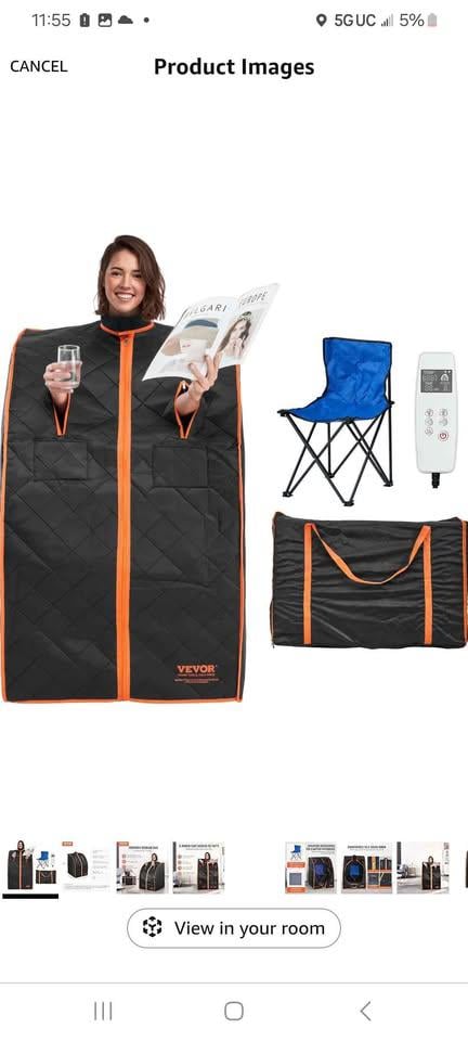 Vevor Portable Sauna Blanket Detox and Revitalize Your Skin