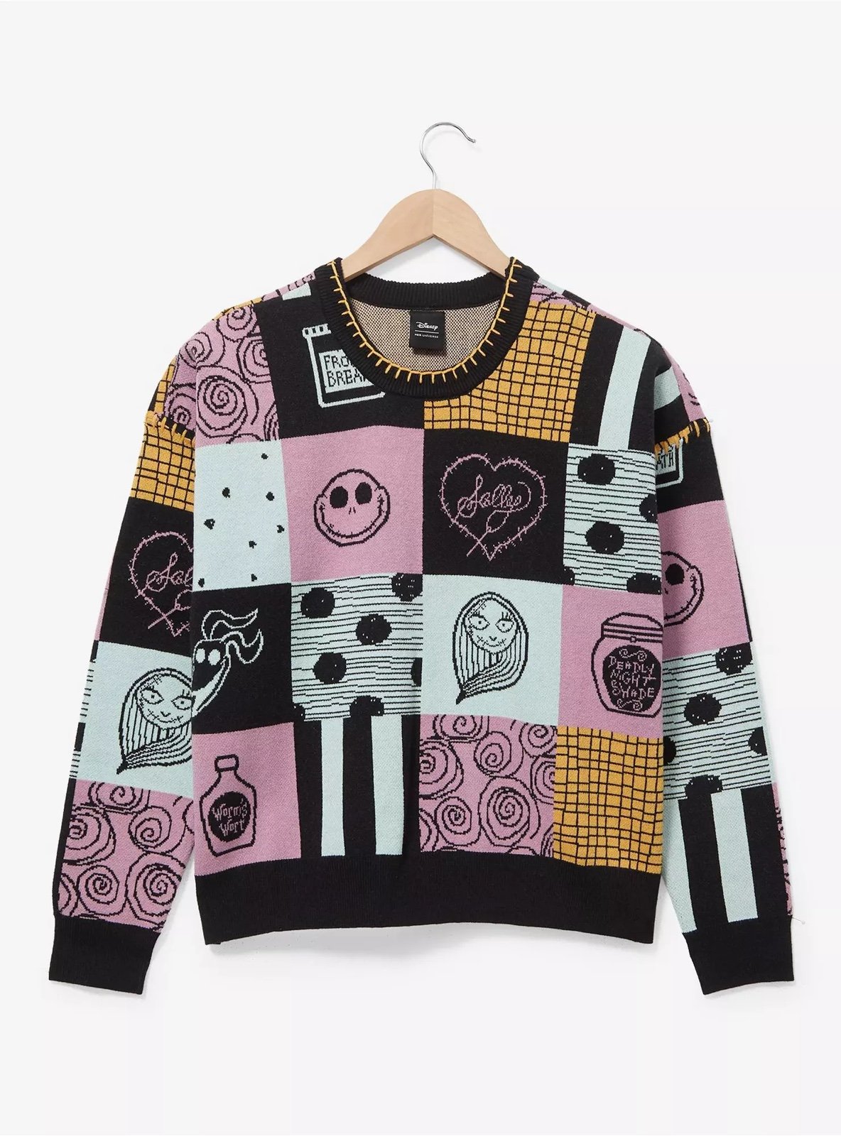 Disney The Nightmare Before Christmas Sally Patchwork Sweater BoxLunch Exclusive