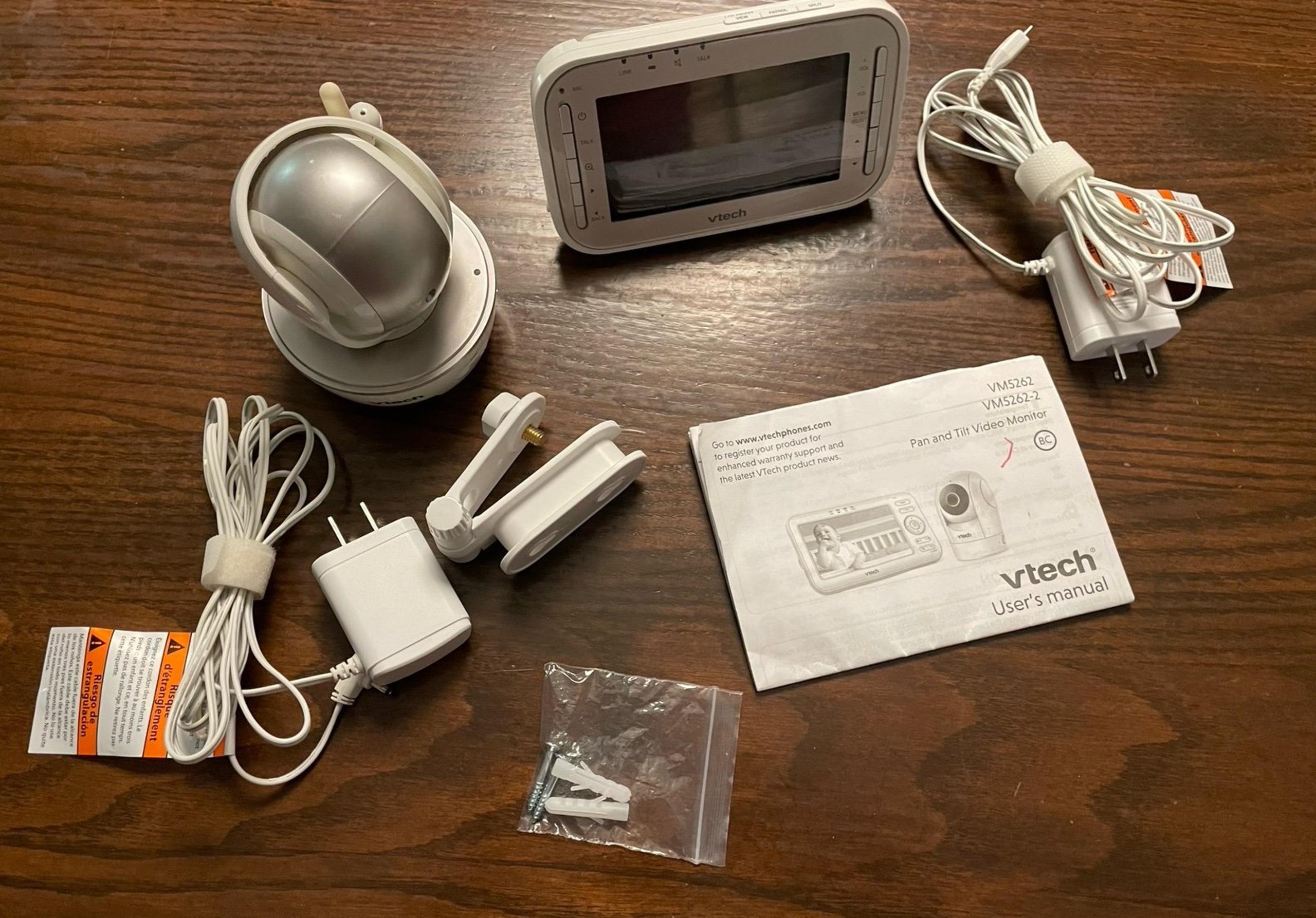 VTech VM5262: 5" Digital Video Baby Monitor w/ Pan & Tilt Camera, Full-Color
