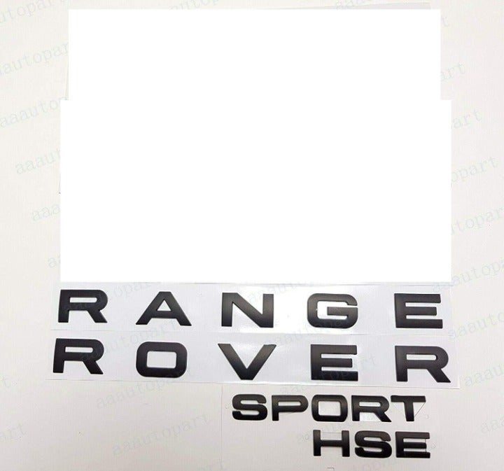 Range Rover sport hse hood/trunk Badge matte black