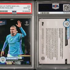 PSA 10 Erling Haaland 2022-23 Topps Now UCL Manchester City 5 Goals Record