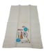 Vtg 60s Embroidered Linen Hand Towel Set Kitschy Vanity Bathroom Prop Display