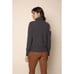 27 Miles Cashmere Sweater Sz S Malibu Devon Cold Shoulder Turtleneck Asymmetric