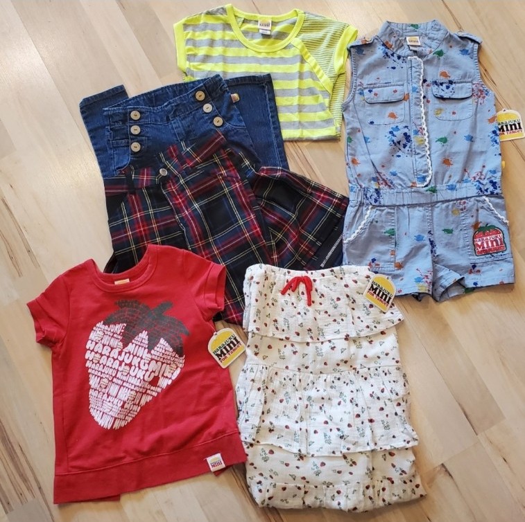 BUNDLE Harajuku Mini Girl's Clothes...tops, bottoms, skirt and jumpsuit SZ 6X