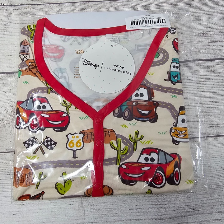 NIB Little Sleepies Disney Pixar Radiator Springs Womens Short Sleeve Shirt LG