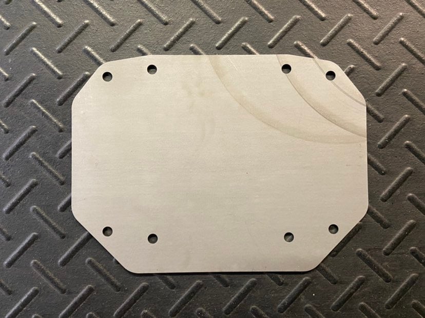 JL Jeep wrangler spare tire delete plate