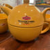 RARE Lipton Tea Set Yellow Tea Pot With Two - Three Tea Cups Excellent Condition