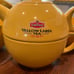 RARE Lipton Tea Set Yellow Tea Pot With Two - Three Tea Cups Excellent Condition