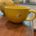 RARE Lipton Tea Set Yellow Tea Pot With Two - Three Tea Cups Excellent Condition
