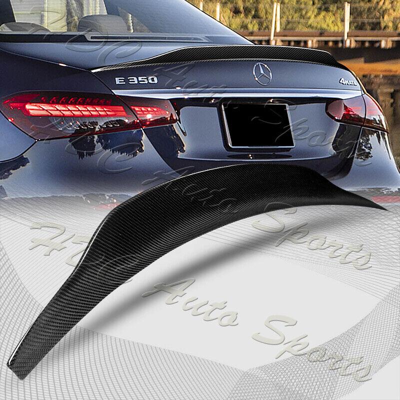 For 2017-2023 Mercedes E-Class W213 PSM-Style Carbon Fiber Rear Trunk Spoiler