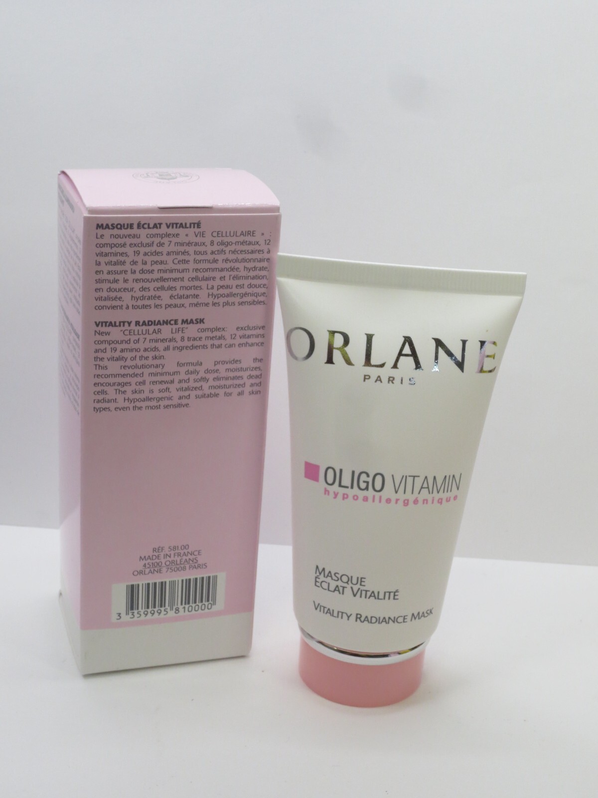 ORLANE OLIGO VITAMIN VITALITY RADIANCE MASK 2.5 OZ BOXED (LOT OF 3)