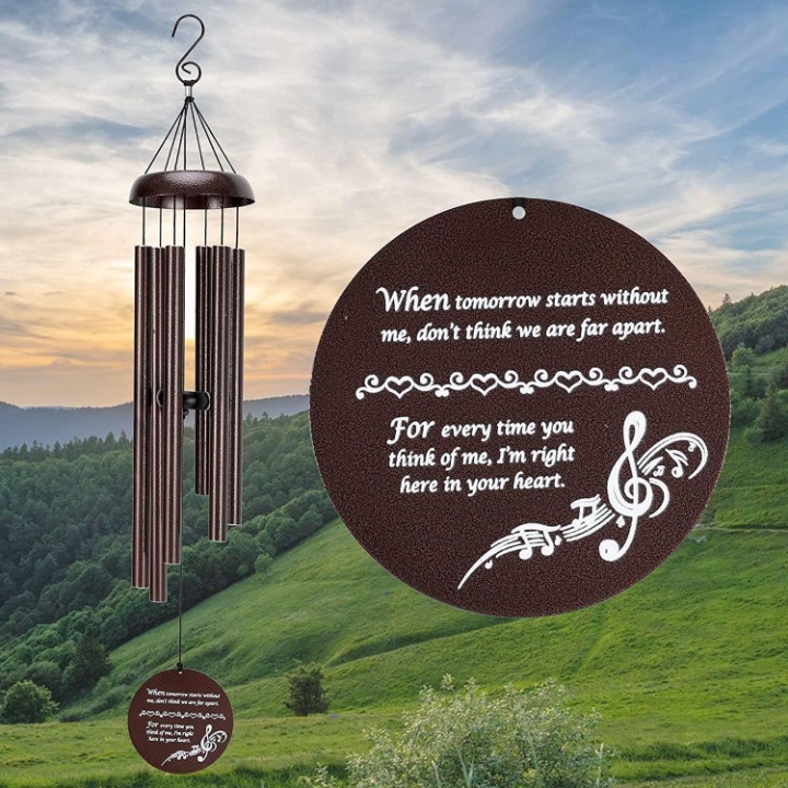Sympathy Wind Chimes for Loss of a Loved One 32 Inch
