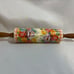 Pioneer Woman Sweet Romance Blossoms Ceramic Rolling Pin Acacia Wood Handles!