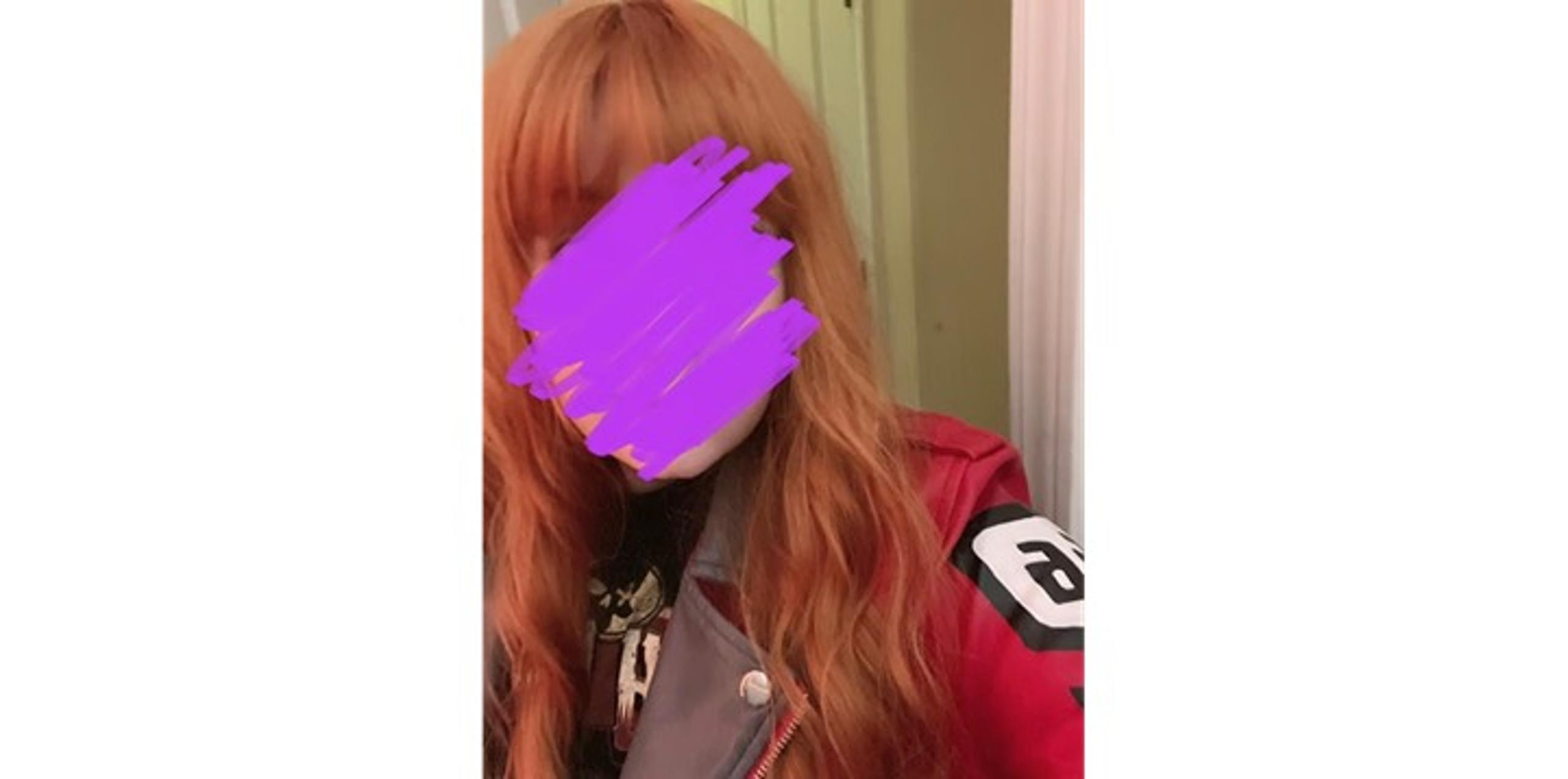 Medium Length Copper Wig