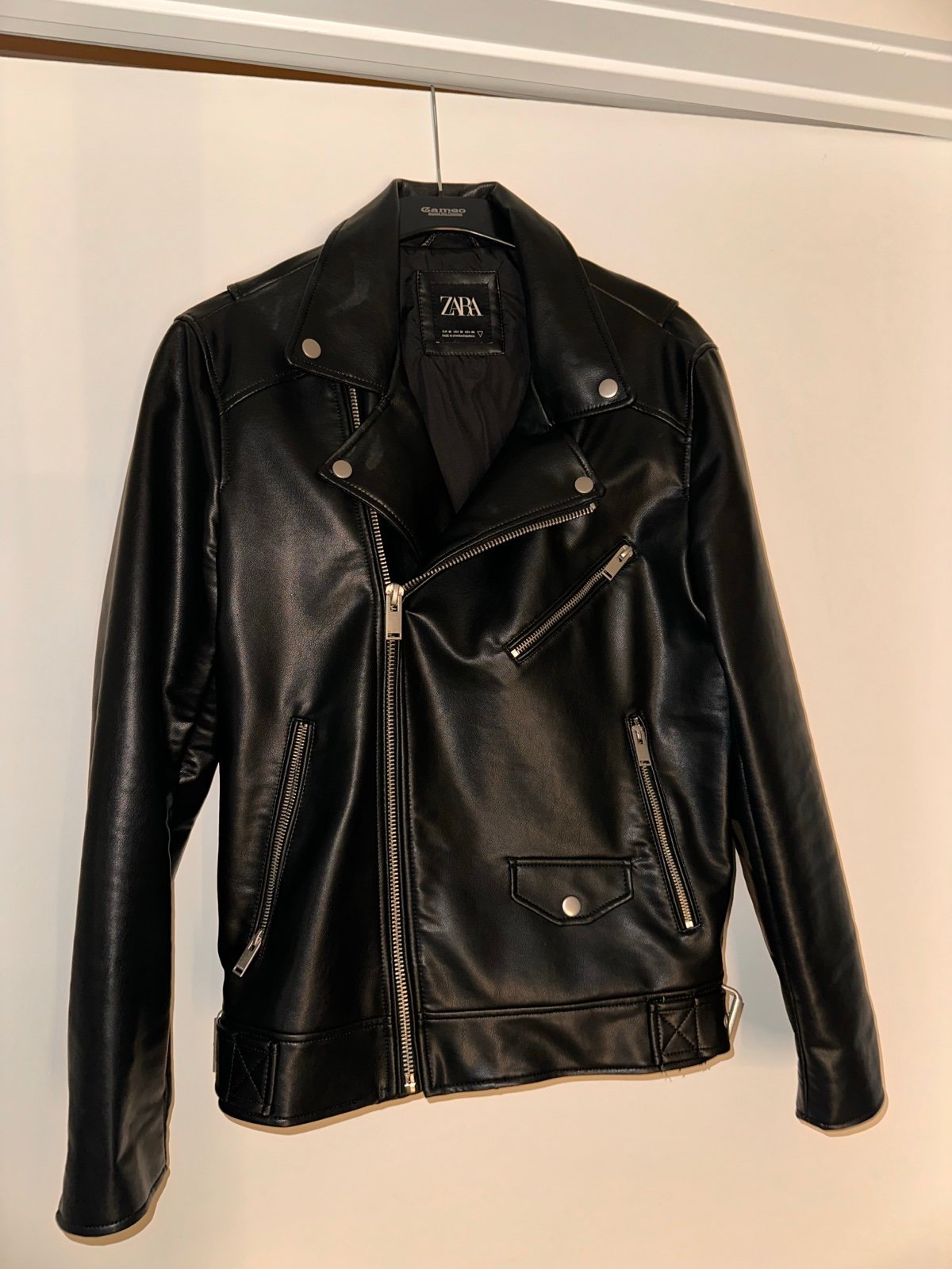 Zara Black Leather Jacket