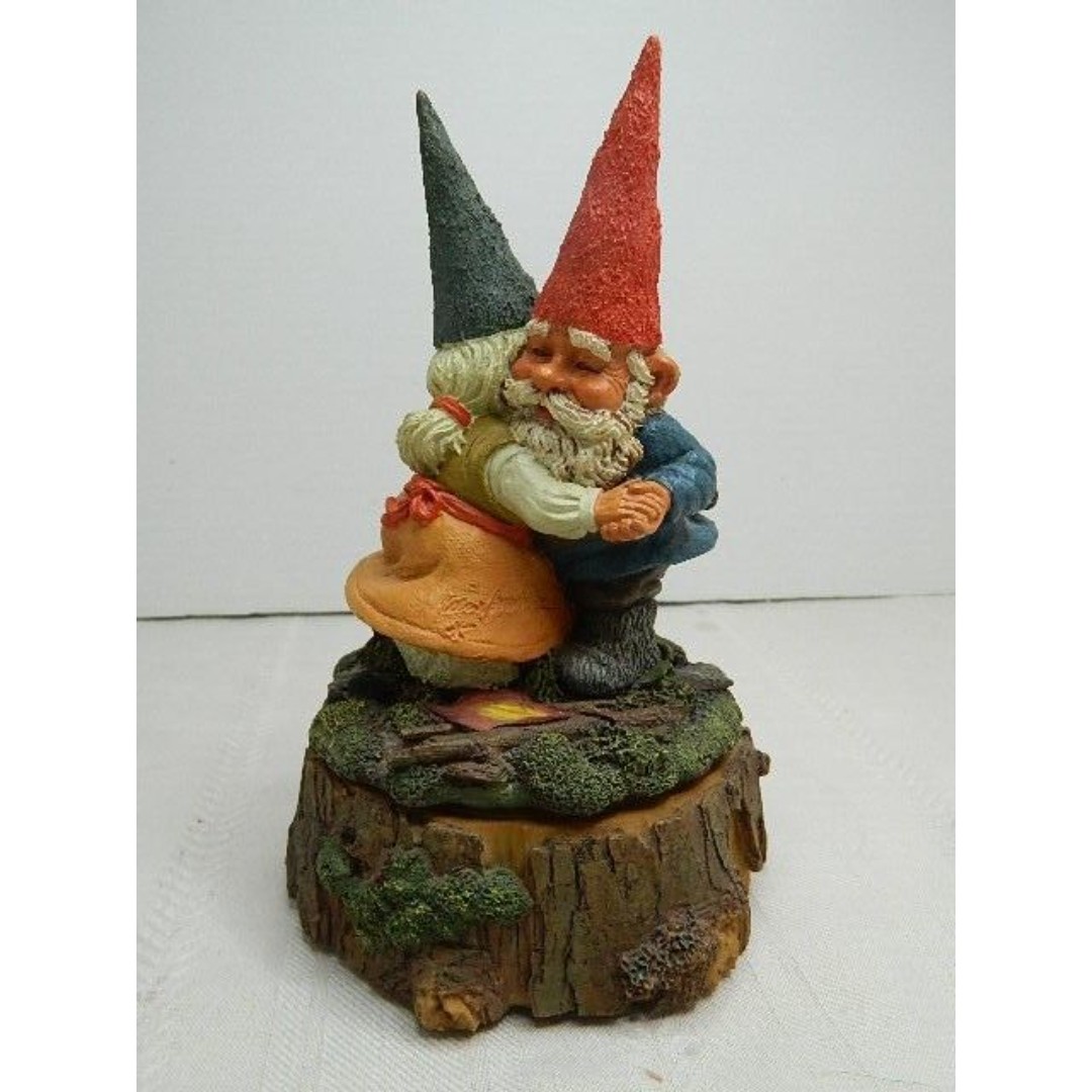 Rein Poortvliet 1993 Gnomes Trudy & Frederick Music Box Anniversary Waltz Enesco