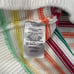 NWT LOFT White Rainbow Striped Button Sweater Tank - SIZE MEDIUM