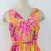 Lilly Pulitzer Bri V-Neck Cotton Midi Dress Calla Yellow Floral Coral 10 NWT