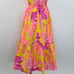 Lilly Pulitzer Bri V-Neck Cotton Midi Dress Calla Yellow Floral Coral 10 NWT