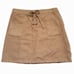 NWOT Hollister Tan Brown Suede Mini Skirt with Pockets Fall Outfit Womens Size 0