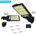 3PCS Outdoor Solar Wall Light LED Motion Sensor Bright Flood Street Lamp 3 Modes
