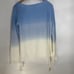 Lilly Pulitzer Jody Sweater in Zanzibar Blue Die Dip Ombre Women's Size M