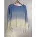 Lilly Pulitzer Jody Sweater in Zanzibar Blue Die Dip Ombre Women's Size M