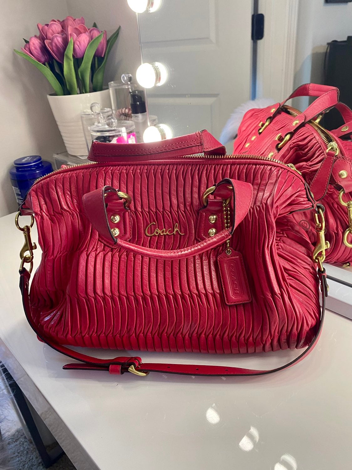 Coach handbag and crossbody