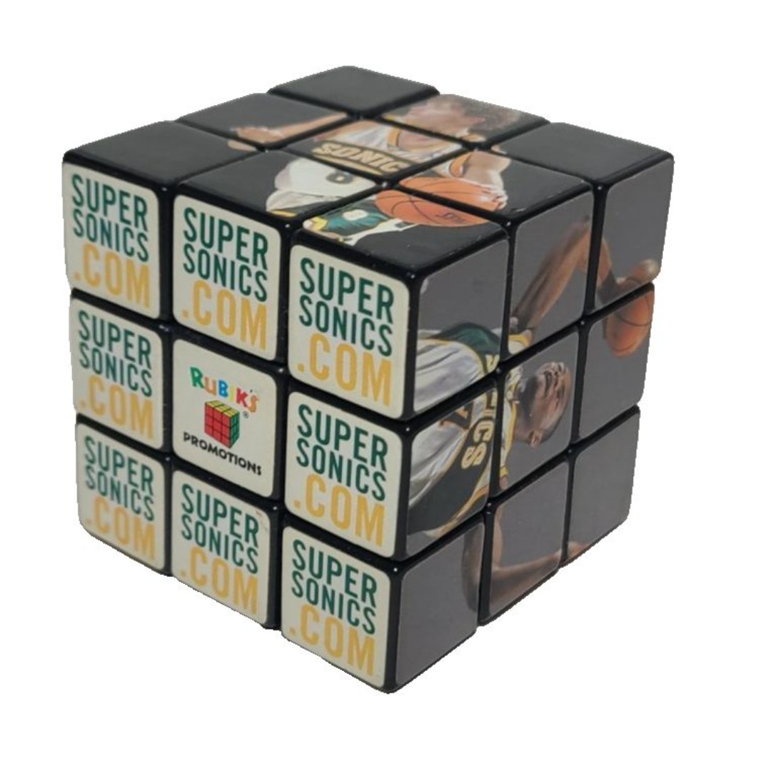 Seattle Super Sonics Rubik's Cube Ray Allen Rashard Lewis Luke Ridnour