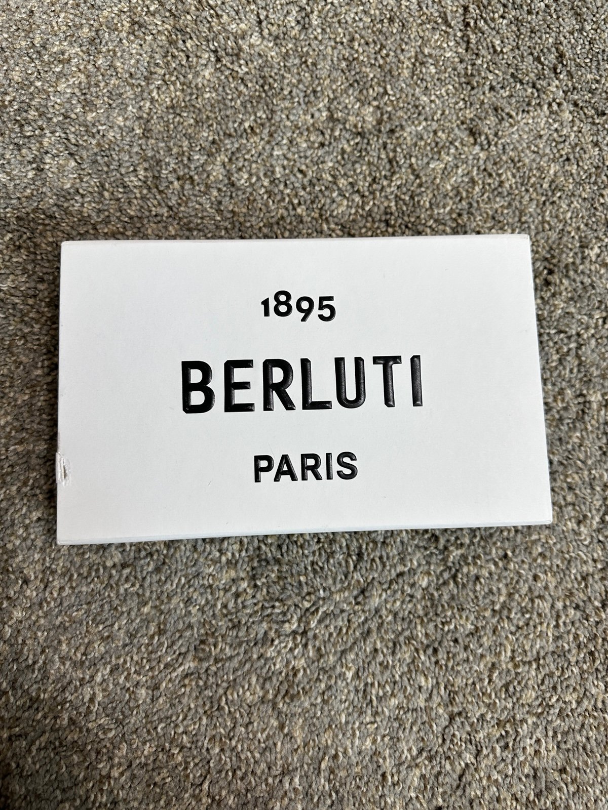 Authentic BERLUTI 1895 PARIS CLEAN Box For Long Wallet Size 9.5 x6 x2
