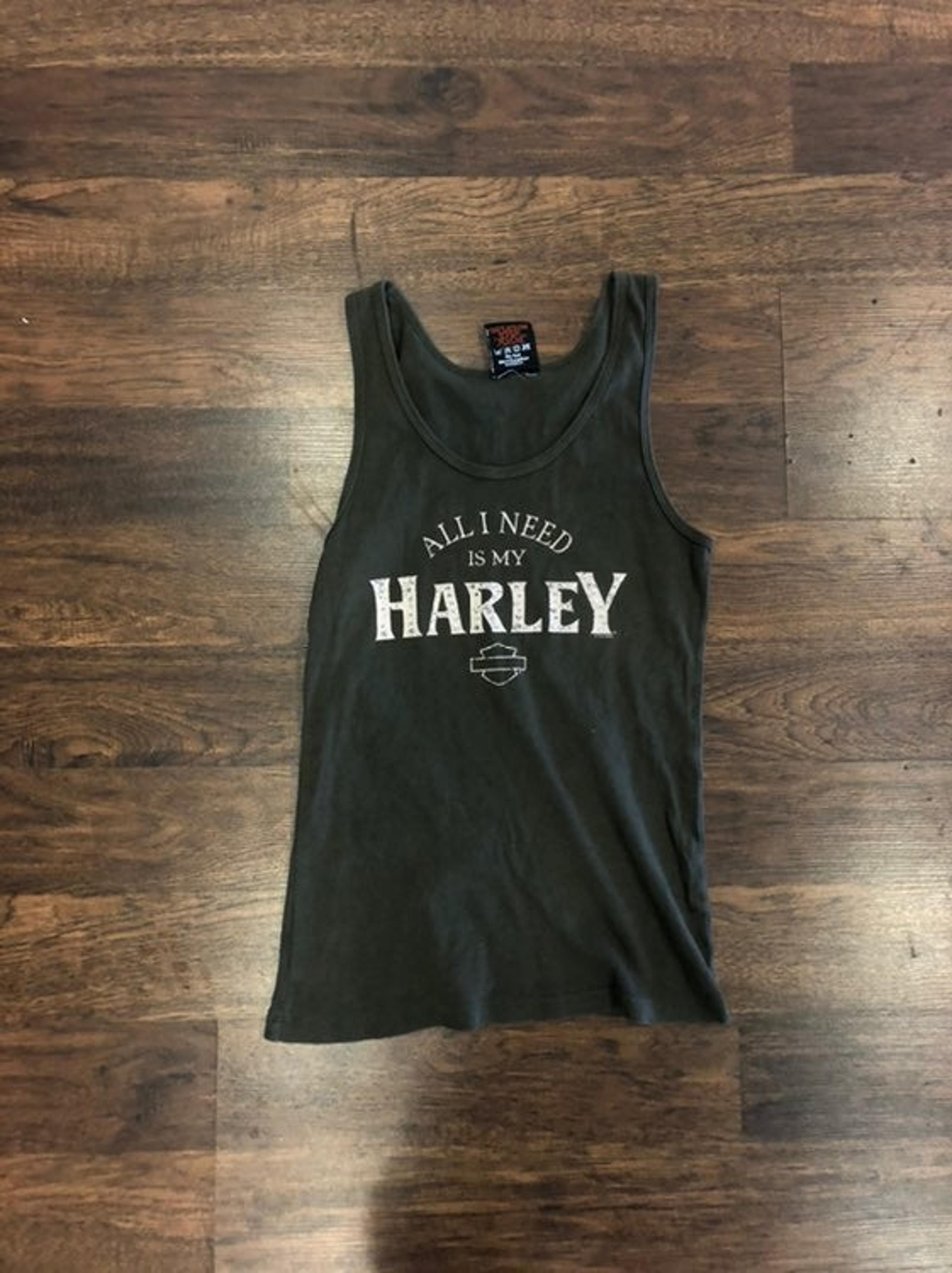 Green harley tank top