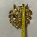 Gold lion Laloon vintage belt buckle