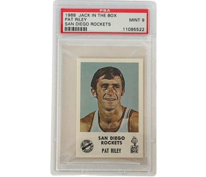 Pat Riley Jack Box Rookie PSA 9 rc 1968