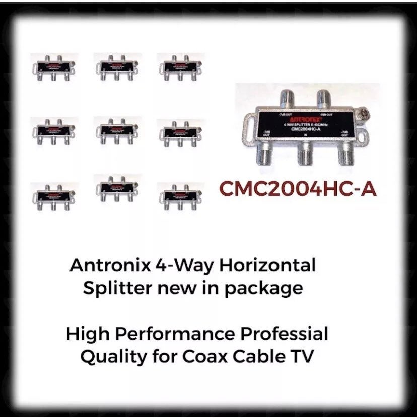 Antronix 4-Way Horizontal Splitter