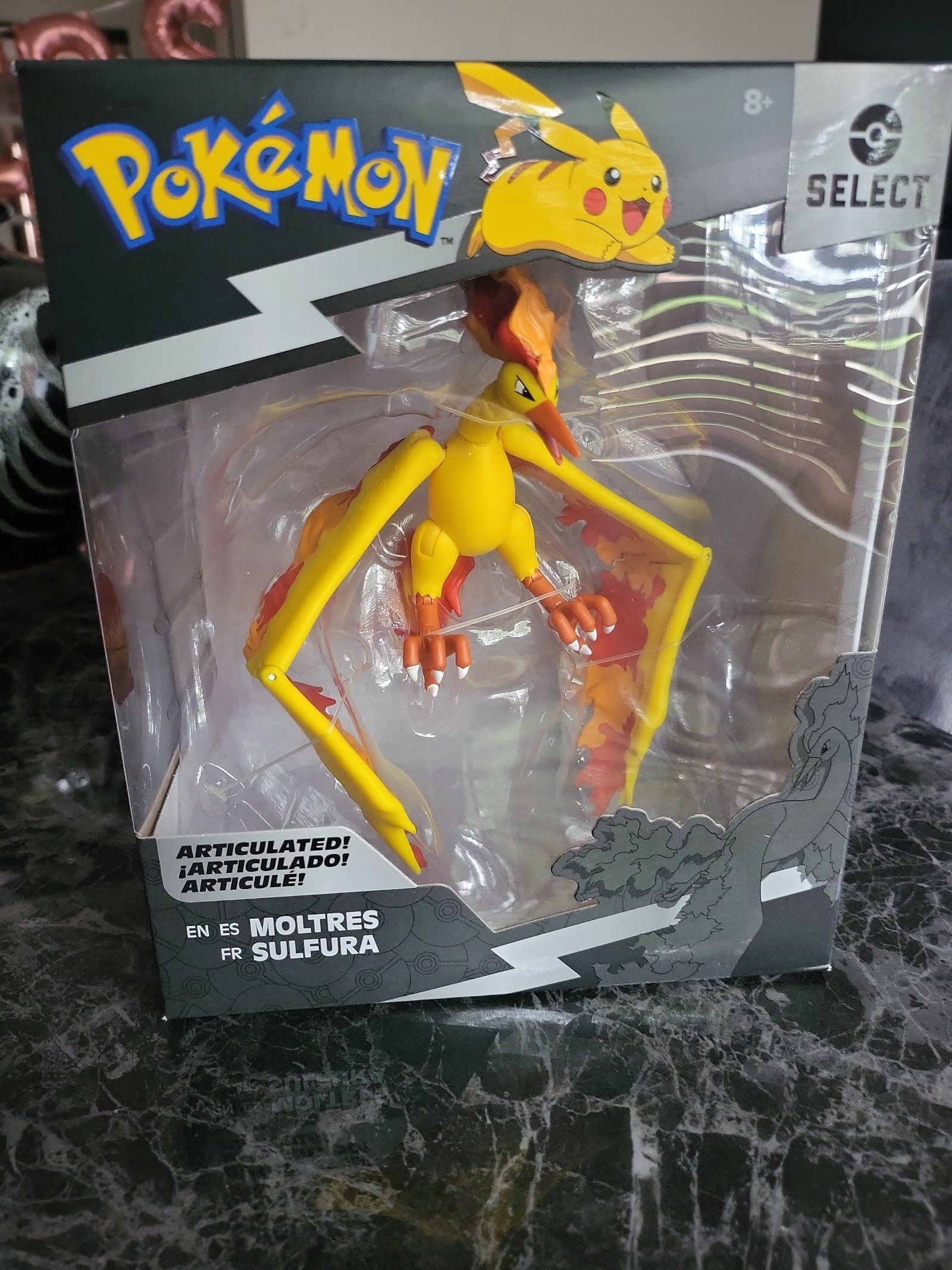 Pokemon Select Jazwares figure Moltres RARE
