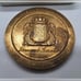 Brazil Fernando Barata Rio Guanabara Chagas Feitas Government 1974 Brass Coin