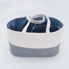 Cotton Rope Woven Laundry Storage Baskets with Lids Storage Bins Storage Bag Dir