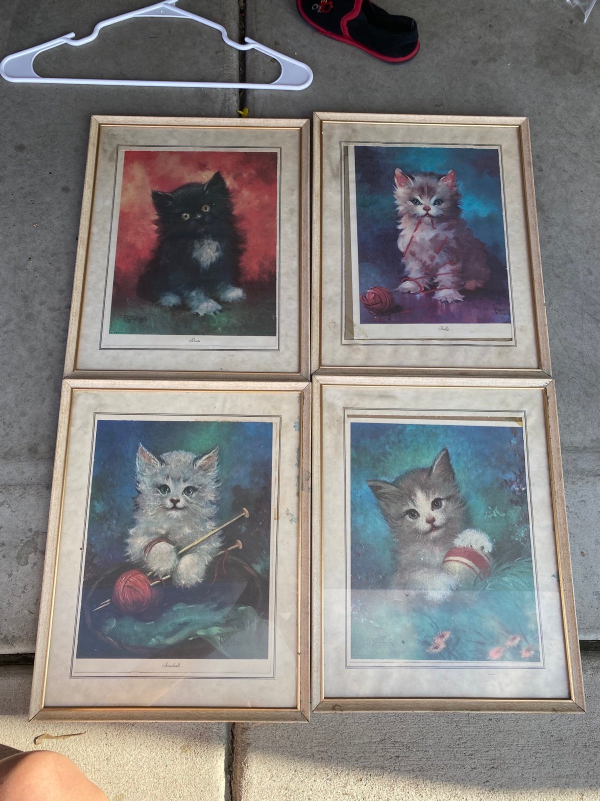4 Florence Kroger kitty cat pictures