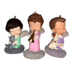 Vintage Hallmark Christmas Ornaments Mary’s Angels Lot Of 3.